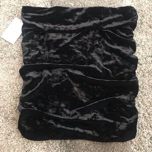 Free People stretch velvet skirt size M